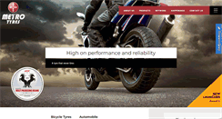 Desktop Screenshot of metrotyres.com